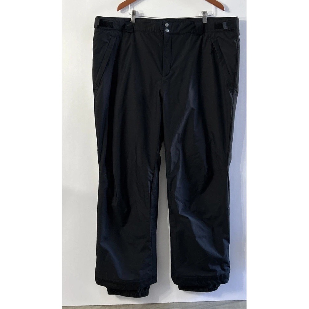 Columbia Men's Omni-Tech Black Snow Ski Waterproof Breathable Pants 2XL EC ⛷️